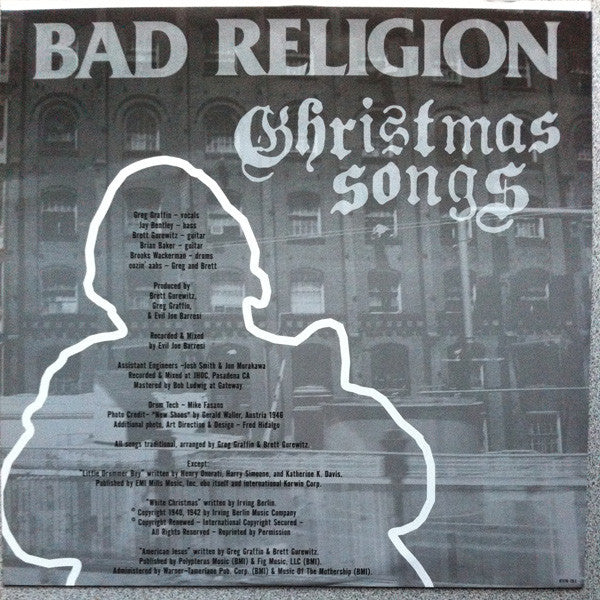 Bad Religion : Christmas Songs (LP, S/Sided, Album, Etch + CD, Album)