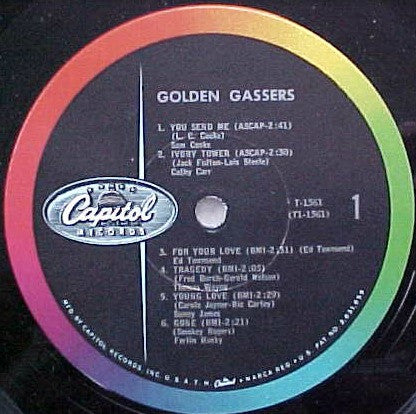 Various : Golden Gassers (LP, Comp)