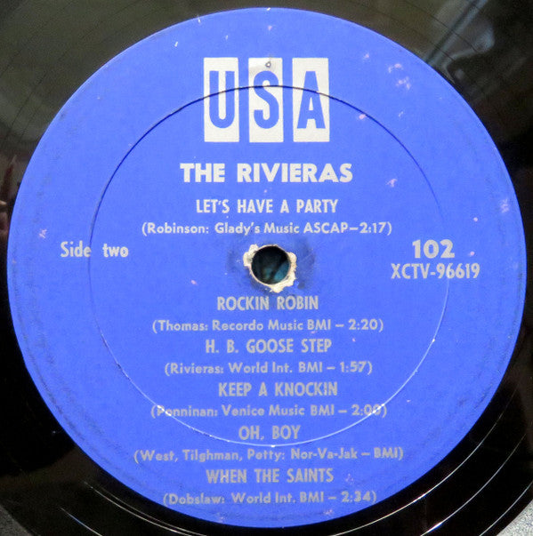 The Rivieras : Let's Have A Party (LP, Album, Mono)