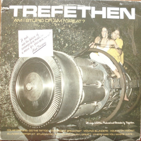 Tom Trefethen : Am I Stupid Or Am I Great? (LP, Album, Promo)