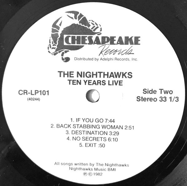 The Nighthawks (3) : Ten Years Live (LP, Album)