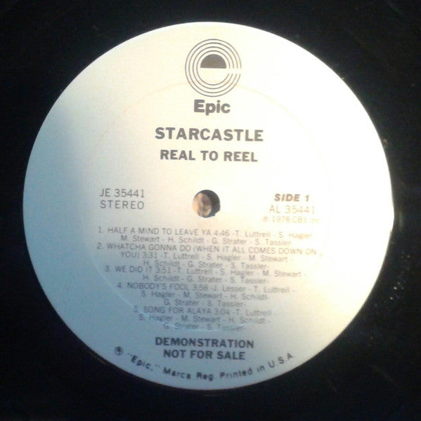 Starcastle : Real To Reel (LP, Album, Promo)