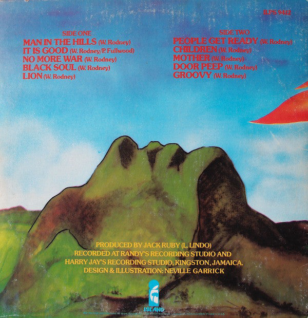 Burning Spear : Man In The Hills (LP, Album, San)