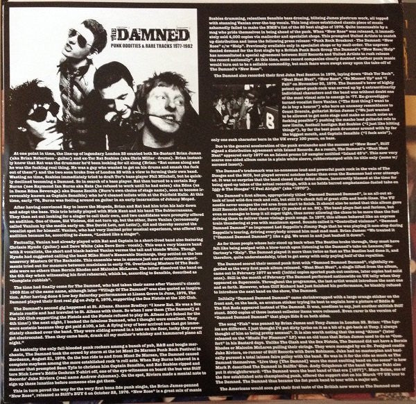 The Damned : Punk Oddities & Rare Tracks 1977-1982 (LP, Comp, Blu)