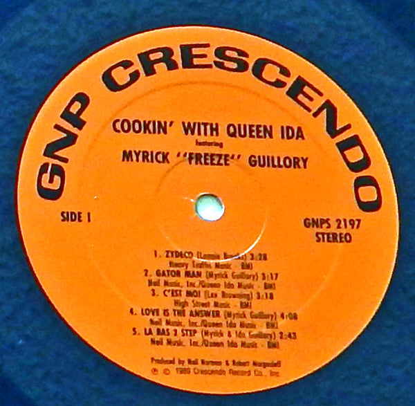 Queen Ida And The Bon Temps Zydeco Band Featuring Myrick Guillory : Cookin' With Queen Ida And Her Zydeco Band Featuring Myrick "Freeze" Guillory (LP)