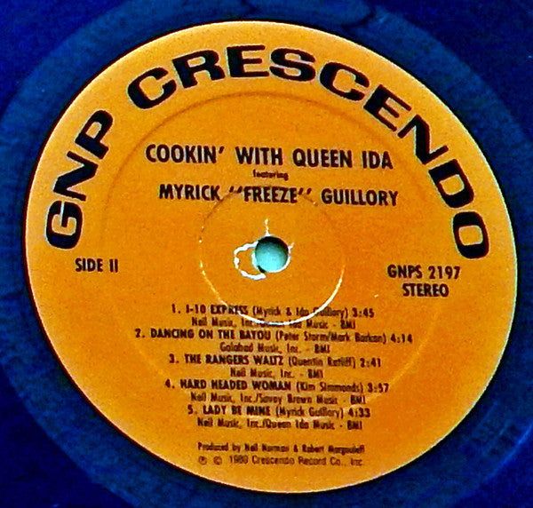 Queen Ida And The Bon Temps Zydeco Band Featuring Myrick Guillory : Cookin' With Queen Ida And Her Zydeco Band Featuring Myrick "Freeze" Guillory (LP)