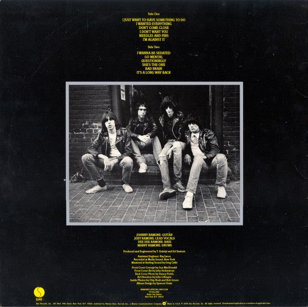 Ramones : Road To Ruin (LP, Album, Win)