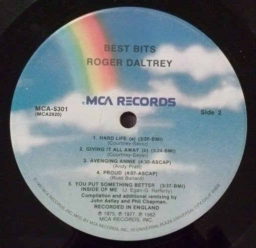 Roger Daltrey : Best Bits (LP, Comp, Promo)