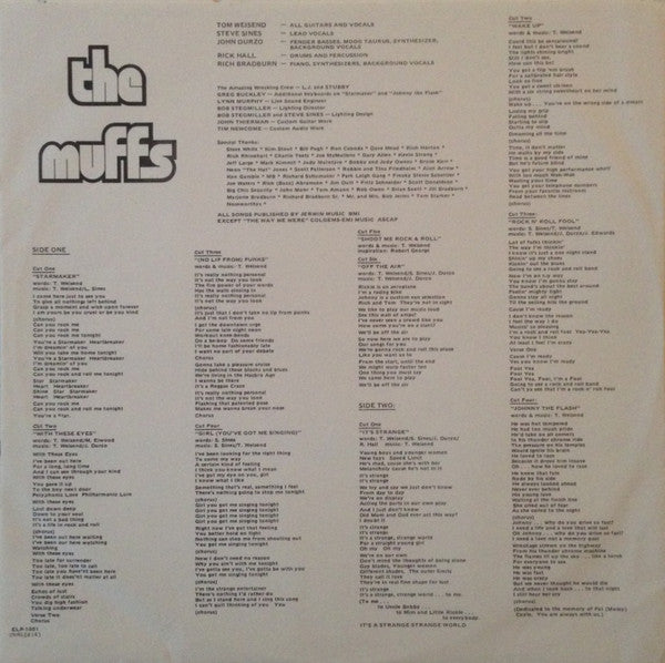 The Muffs (2) : The Muffs (LP, Album)