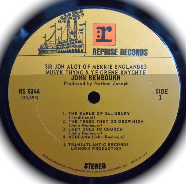 John Renbourn : Sir John Alot Of Merrie Englandes Musyk Thyng & Ye Grene Knyghte (LP, Album, RP)