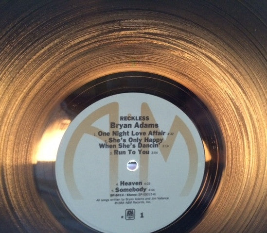 Bryan Adams : Reckless (LP, Album, Ind)