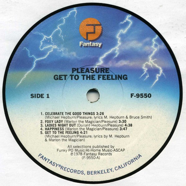 Pleasure (4) : Get To The Feeling (LP, Album, San)