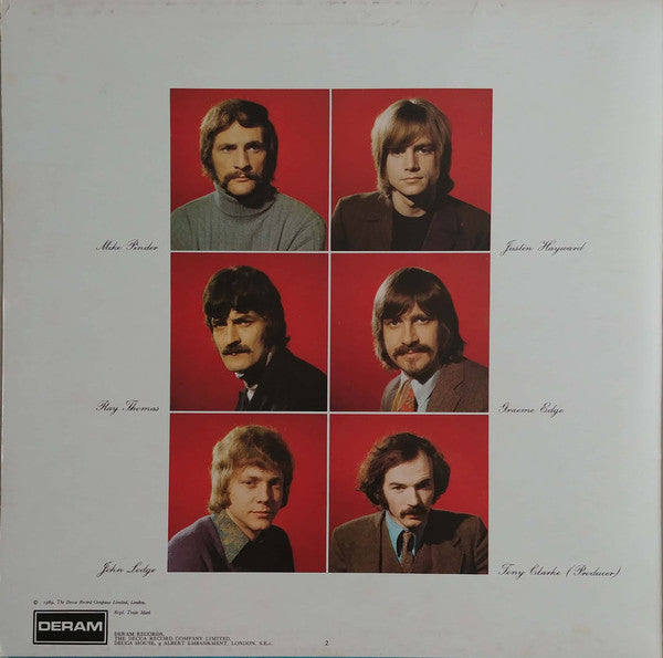 The Moody Blues : On The Threshold Of A Dream (LP, Album, RP)