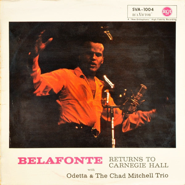 Harry Belafonte : Belafonte Returns To Carnegie Hall (LP, Album, Mon)