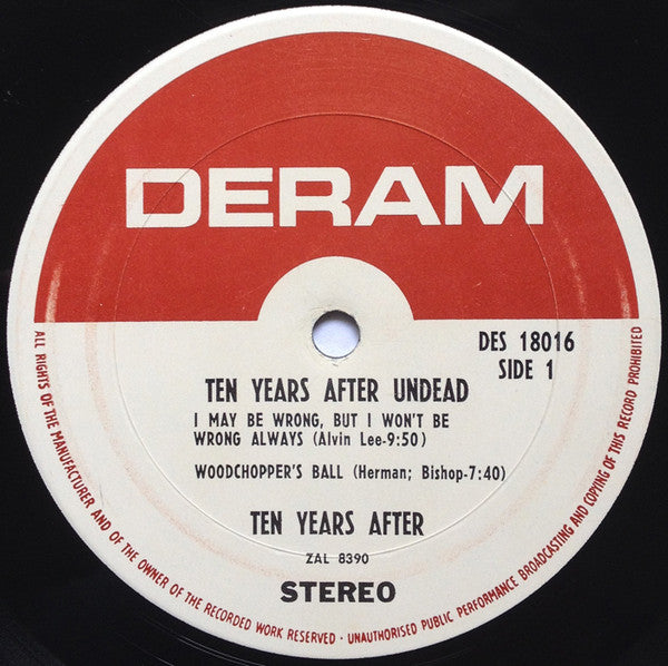 Ten Years After : Undead (LP, Album)