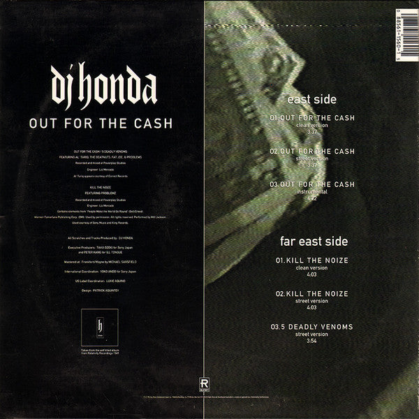 DJ Honda : Out For The Cash (12")