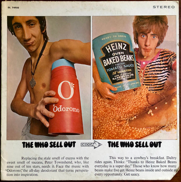 The Who : The Who Sell Out (LP, Album, Pin)