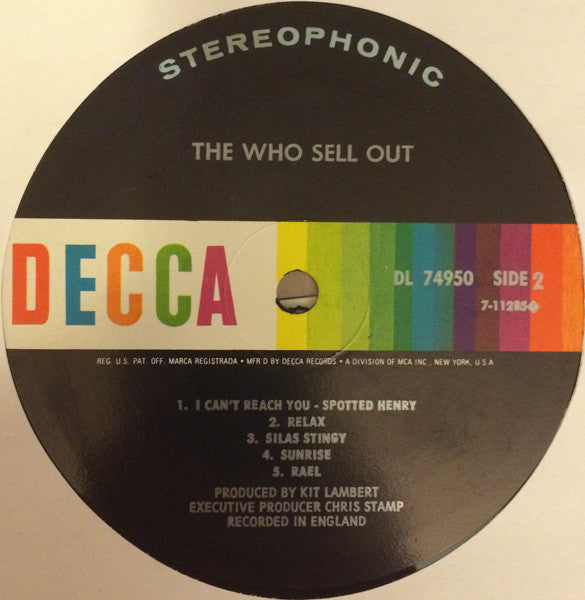The Who : The Who Sell Out (LP, Album, Pin)