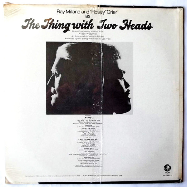 Various : Music Inspired By The Thing With Two Heads (LP)