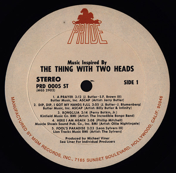 Various : Music Inspired By The Thing With Two Heads (LP)