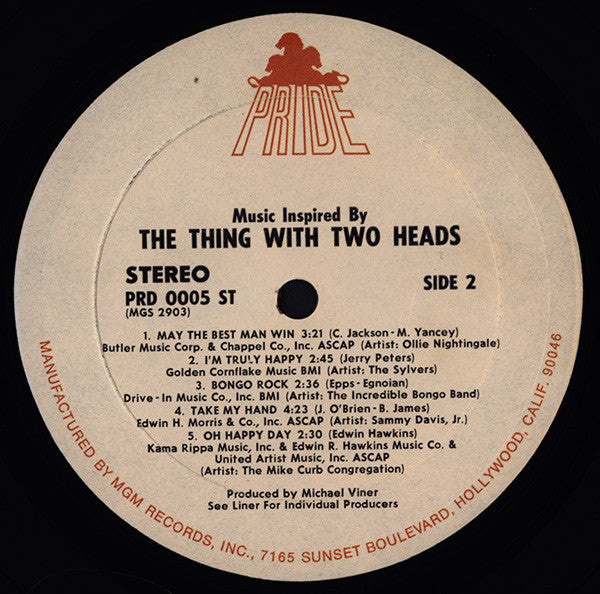 Various : Music Inspired By The Thing With Two Heads (LP)