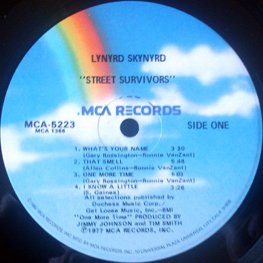 Lynyrd Skynyrd : Street Survivors (LP, Album, RE)