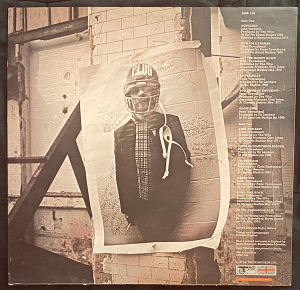 The Who : Odds & Sods (LP, Album, RP, Die)