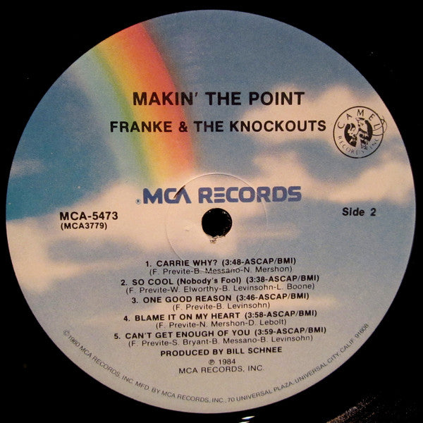 Franke & The Knockouts : Makin' The Point (LP, Album)