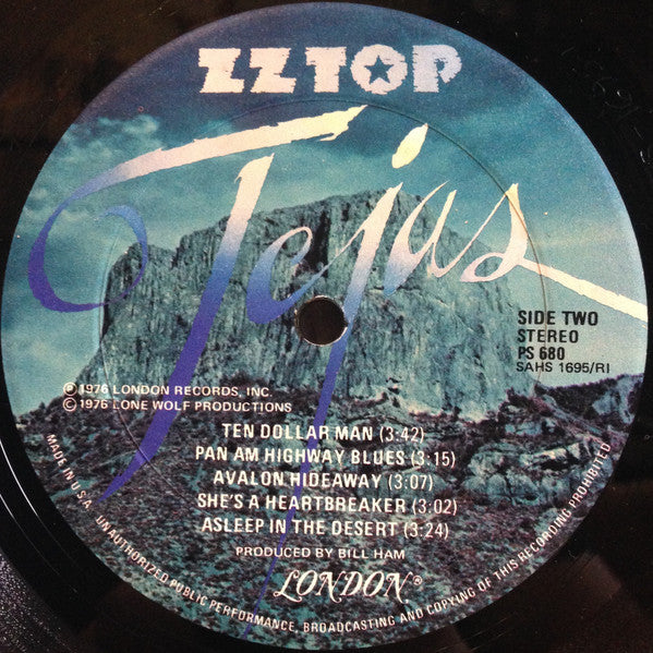 ZZ Top : Tejas (LP, Album, RIc)