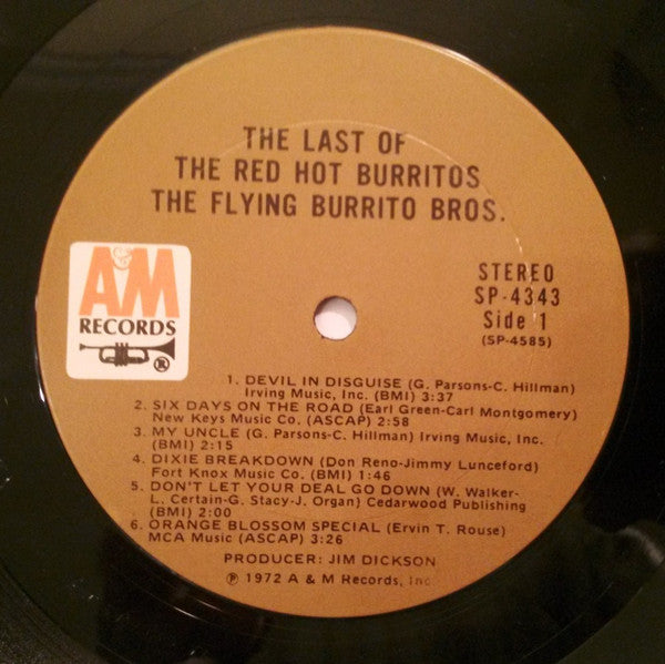 The Flying Burrito Bros : The Last Of The Red Hot Burritos (LP, Album, Ter)