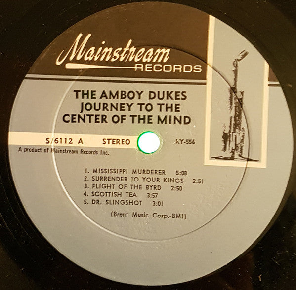 The Amboy Dukes : Journey To The Center Of The Mind (LP, Album)