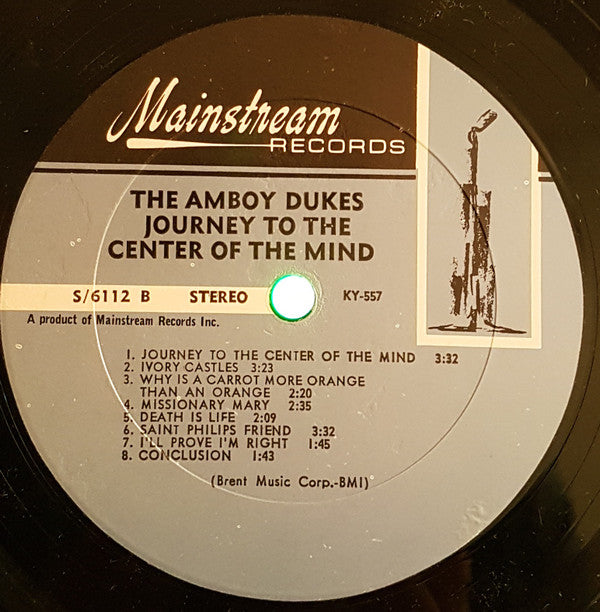 The Amboy Dukes : Journey To The Center Of The Mind (LP, Album)