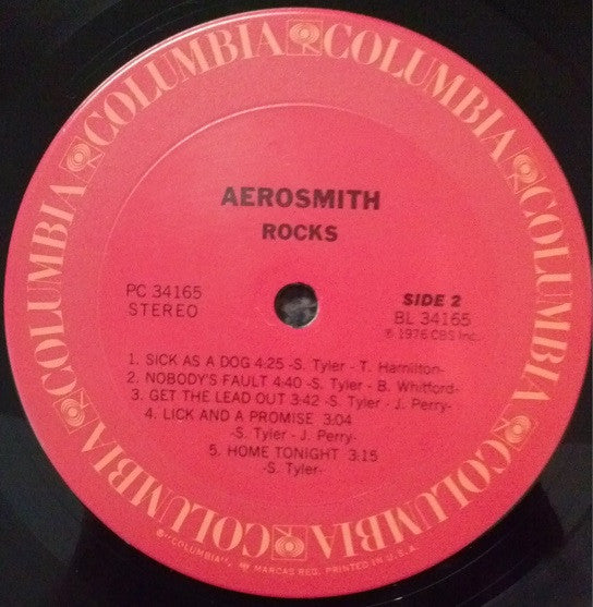 Aerosmith : Rocks (LP, Album, Ter)