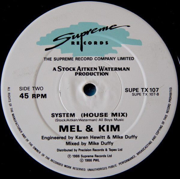 Mel & Kim : Showing Out (The Mortgage Mix) (12", Single, Com)