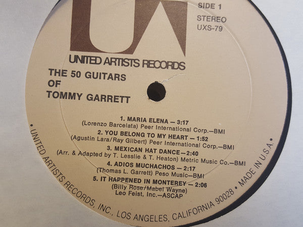 The 50 Guitars Of Tommy Garrett : The 50 Guitars Of Tommy Garrett (2xLP, Album, Comp)