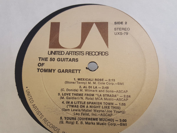 The 50 Guitars Of Tommy Garrett : The 50 Guitars Of Tommy Garrett (2xLP, Album, Comp)