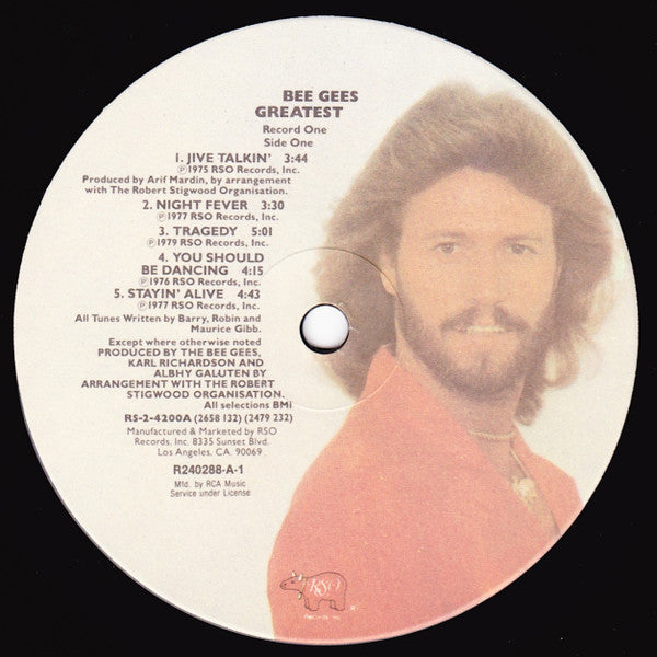 Bee Gees : Greatest (2xLP, Comp, Club, Gat)