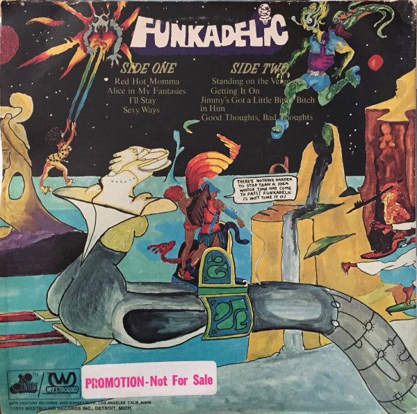 Funkadelic : Standing On The Verge Of Getting It On (LP, Album, Promo, RE, Gat)