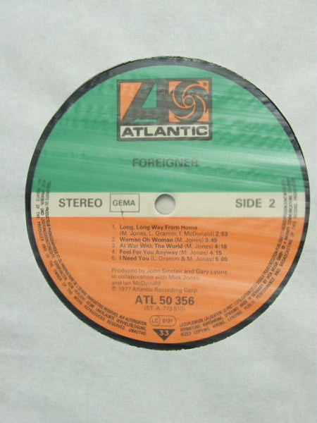 Foreigner : Foreigner (LP, Album, RE)