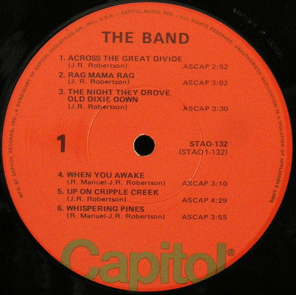 The Band : The Band (LP, Album, RE, Los)