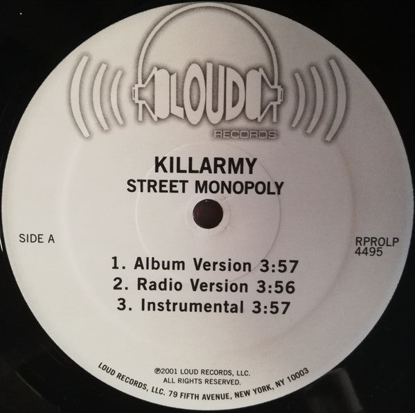 Killarmy : Street Monopoly / Monster (12", Promo)