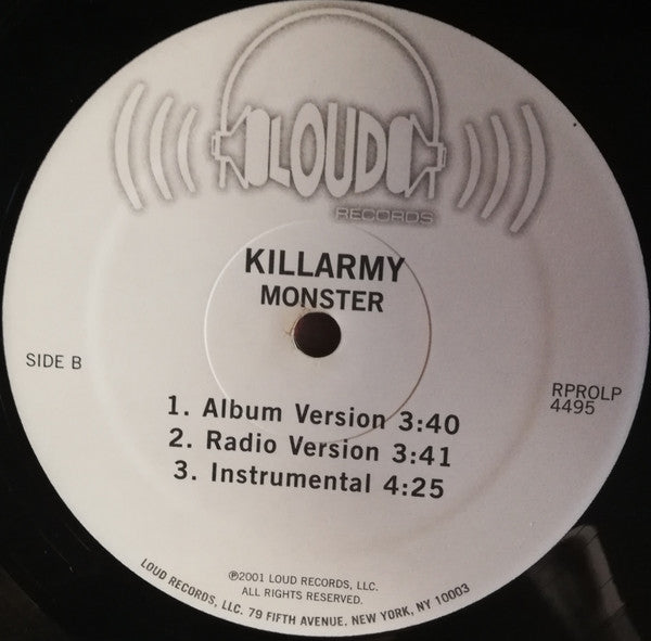 Killarmy : Street Monopoly / Monster (12", Promo)