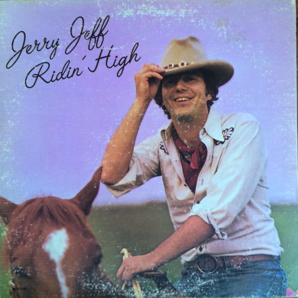 Jerry Jeff* : Ridin' High (LP, Album, Pin)