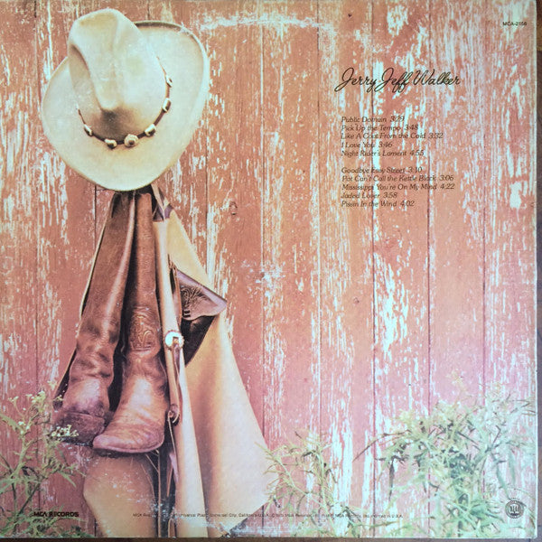 Jerry Jeff* : Ridin' High (LP, Album, Pin)