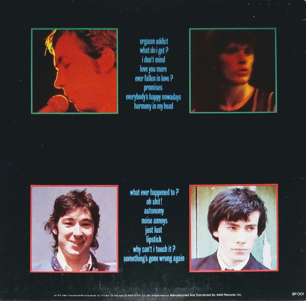 Buzzcocks : Singles Going Steady (LP, Comp)