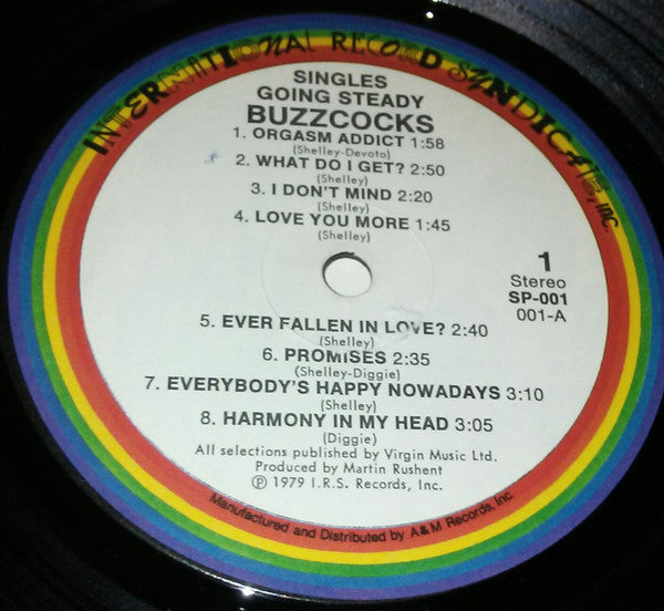 Buzzcocks : Singles Going Steady (LP, Comp)
