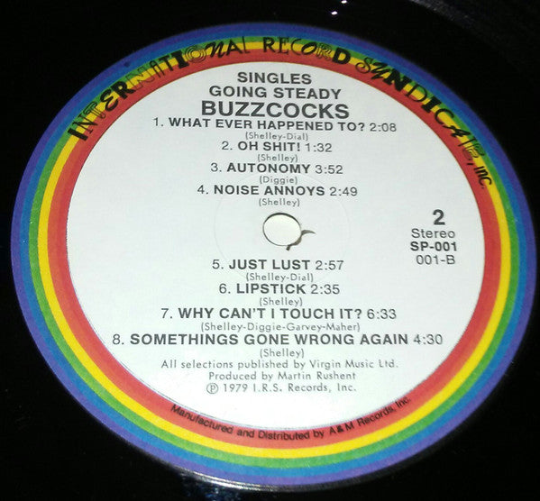 Buzzcocks : Singles Going Steady (LP, Comp)