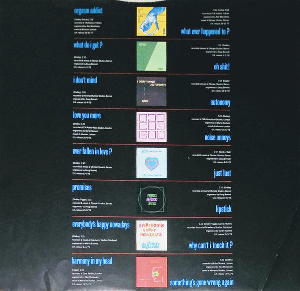 Buzzcocks : Singles Going Steady (LP, Comp)