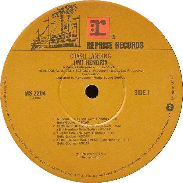 Jimi Hendrix : Crash Landing (LP)