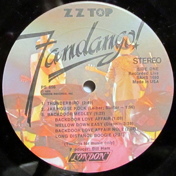 ZZ Top : Fandango! (LP, Album, PRC)